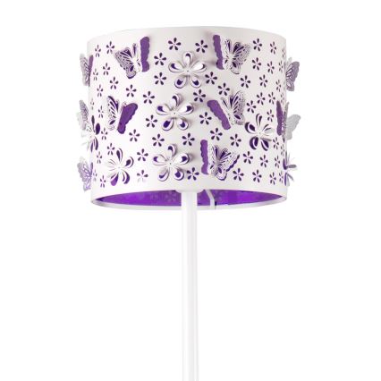 ONLI - Lampadaire TITILLA 1xE27/22W/230V violet/blanc