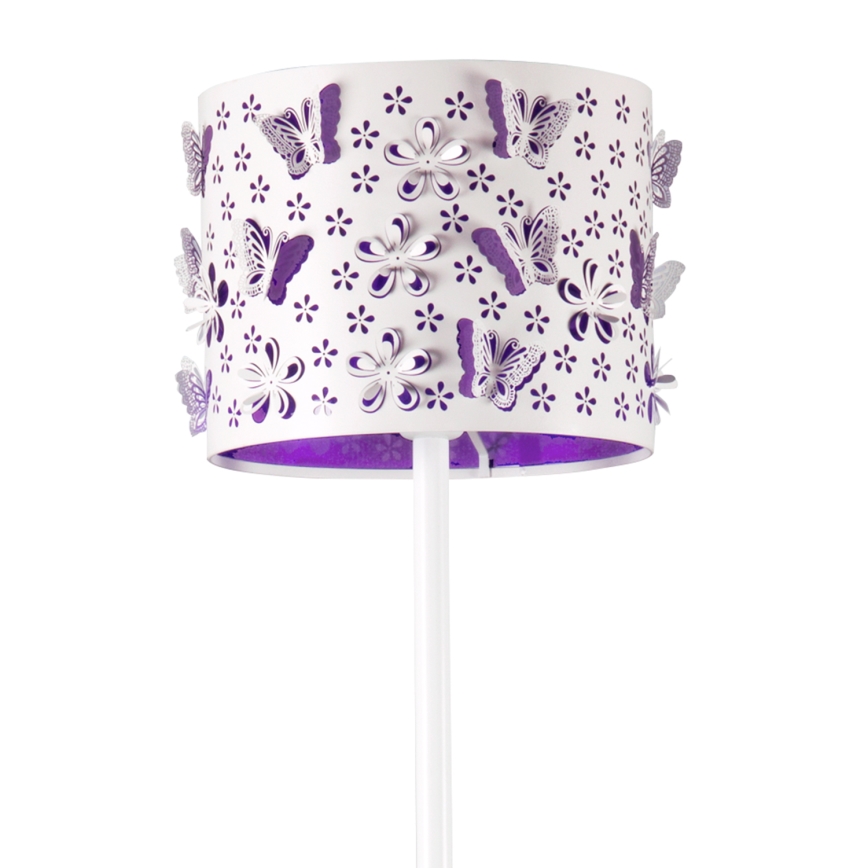 ONLI - Lampadaire TITILLA 1xE27/22W/230V violet/blanc