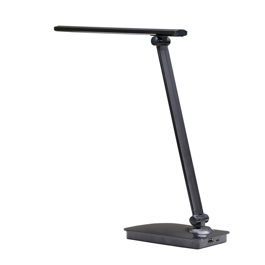 ONLI - Lampe de table à intensité variable avec port USB DESKI LED/7W/230V 4000K noir