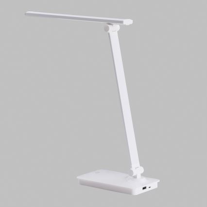 ONLI - Lampe de table à Intensité variable avec USB portem DESKI LED/7W/230V 4000K blanc