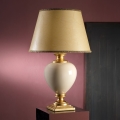 ONLI - Lampe de table AMADEUS 1xE27/15W/230V 72 cm beige/doré