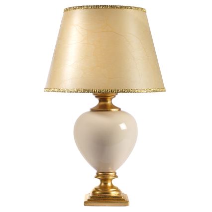 ONLI - Lampe de table AMADEUS 1xE27/15W/230V 72 cm beige/doré