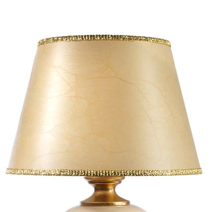 ONLI - Lampe de table AMADEUS 1xE27/15W/230V 72 cm beige/doré