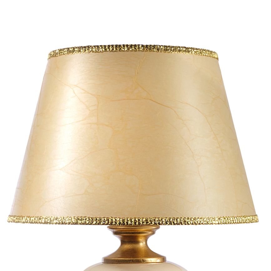 ONLI - Lampe de table AMADEUS 1xE27/15W/230V 72 cm beige/doré