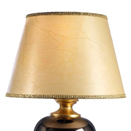 ONLI - Lampe de table AMADEUS 1xE27/15W/230V 72 cm noir/doré
