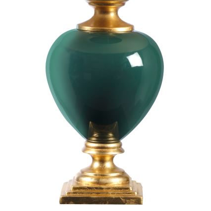ONLI - Lampe de table AMADEUS 1xE27/15W/230V 72 cm vert/doré