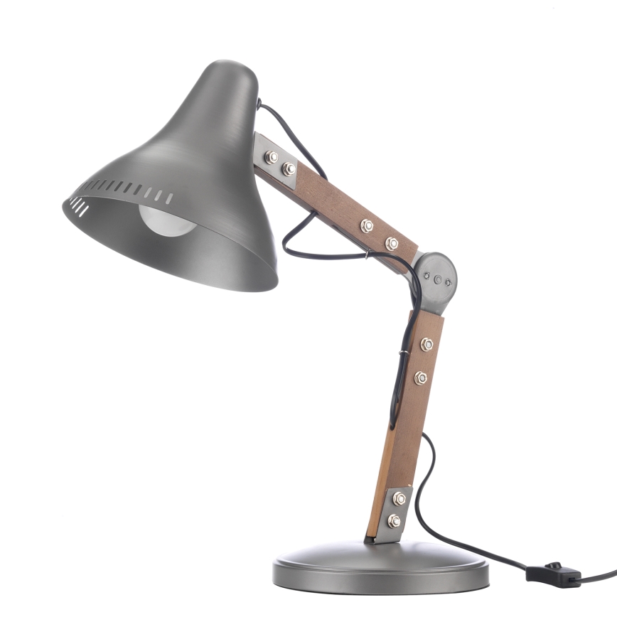 ONLI - Lampe de table ARCHITETTO 1xE27/22W/230V 62 cm gris/marron