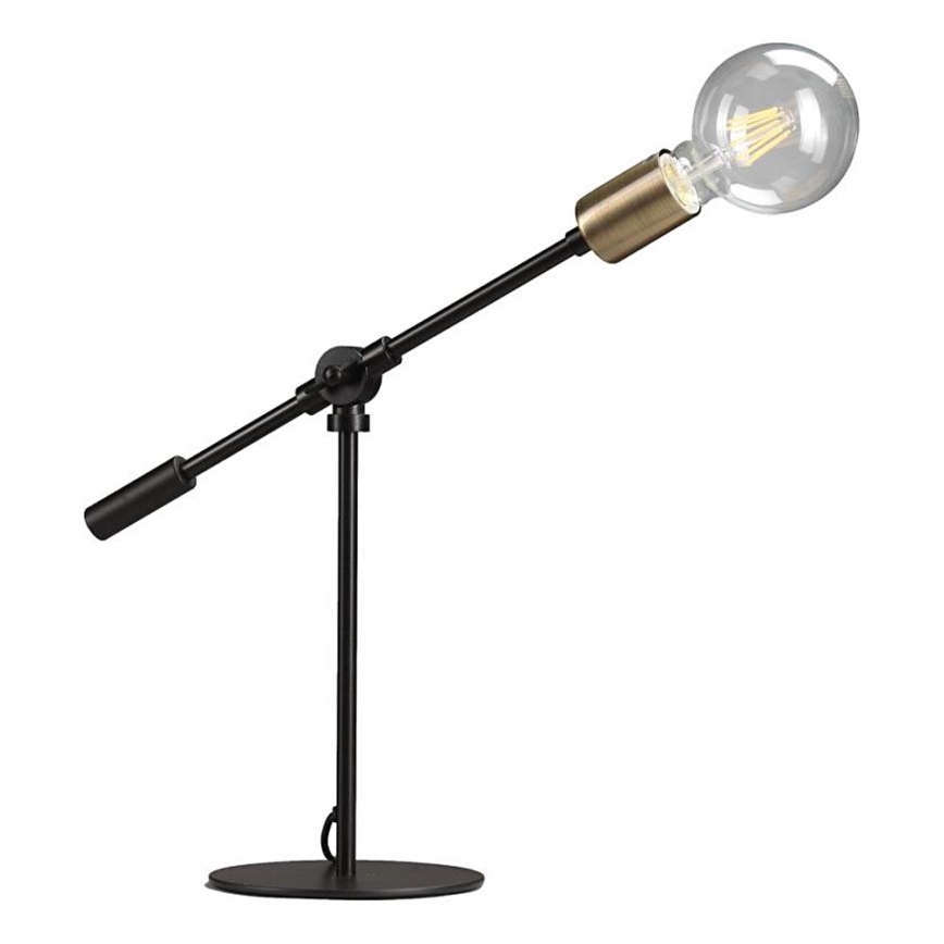 ONLI - Lampe de table ASTE 1xE27/15W/230V 45 cm noir/doré