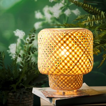ONLI - Lampe de table BAMBOO 1xE27/22W/230V bambou