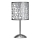 ONLI - Lampe de table BRUCE 1xE27/15W/230V 40 cm chrome mat