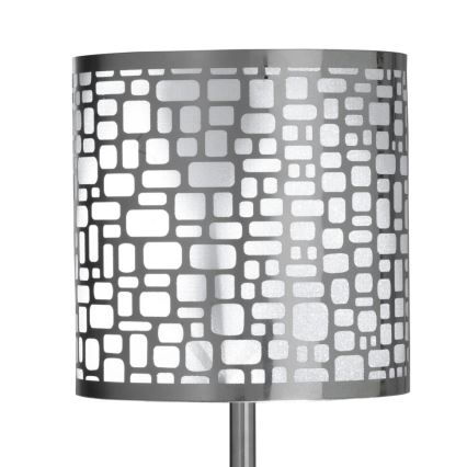 ONLI - Lampe de table BRUCE 1xE27/15W/230V 40 cm chrome mat