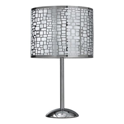 ONLI - Lampe de table BRUCE 1xE27/15W/230V 52 cm chrome mat