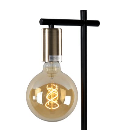 ONLI - Lampe de table CROSS 1xE27/22W/230V noir/laiton