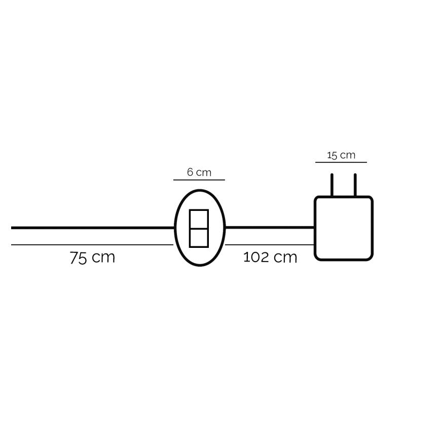 ONLI - Lampe de table DAFNE LED/12W/230V 4000K 48 cm noir