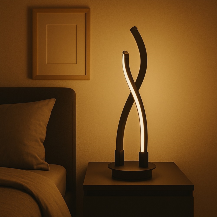 ONLI - Lampe de table DAFNE LED/12W/230V 4000K 50 cm noir