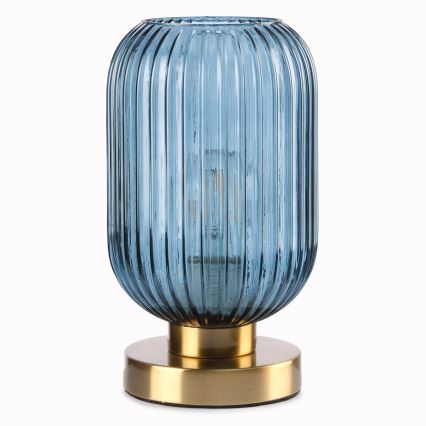 ONLI - Lampe de table DOROTY 1xE27/22W/230V bleu/doré