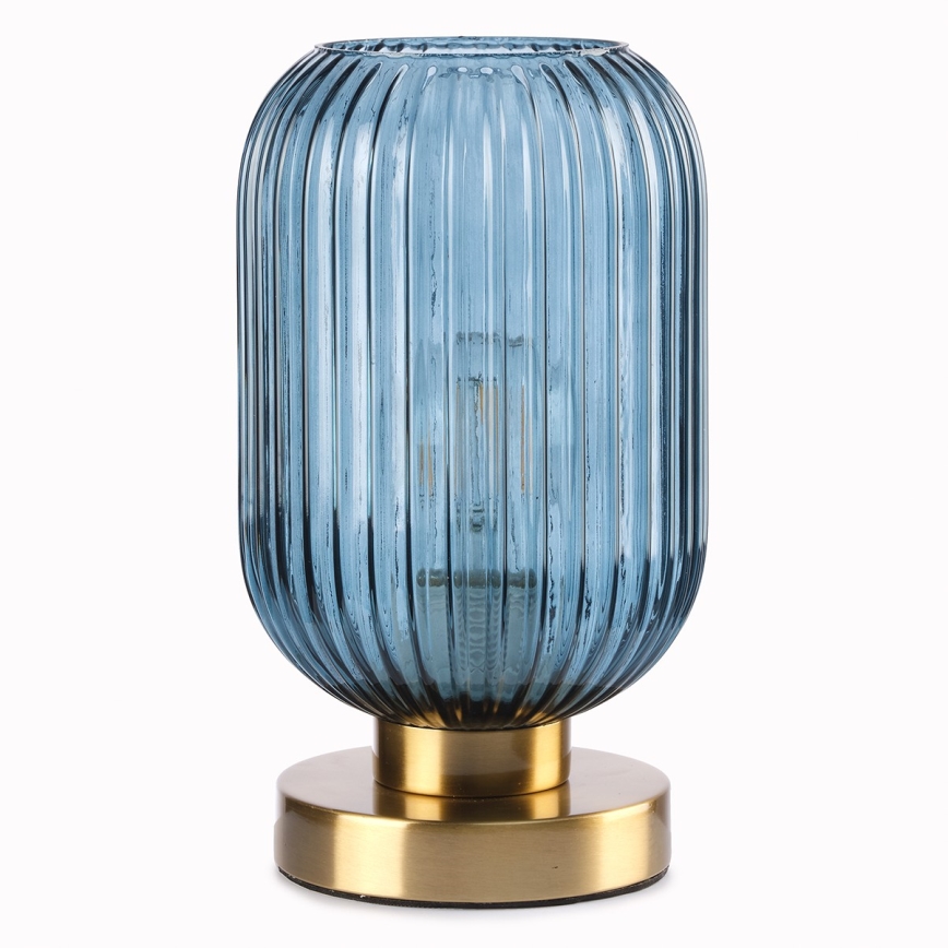 ONLI - Lampe de table DOROTY 1xE27/22W/230V bleu/doré