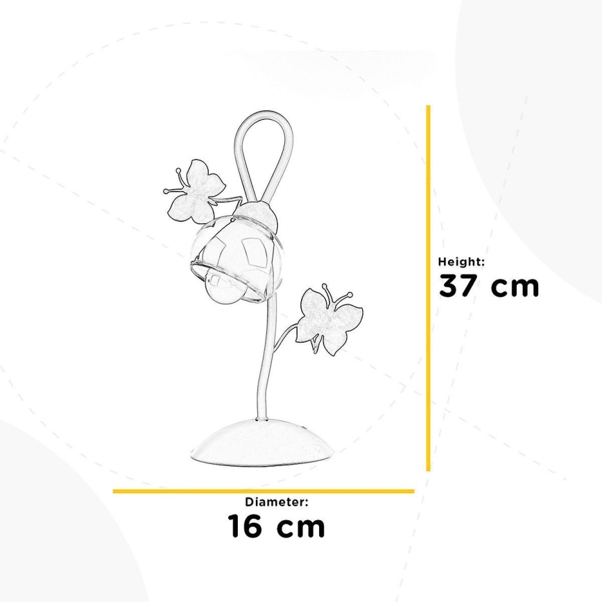 ONLI - Lampe de table enfant BUTTERFLY 1xE14/6W/230V