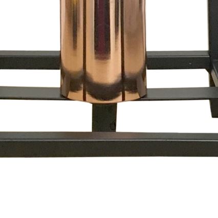 ONLI - Lampe de table FLOKI 1xE27/15W/230V 20 cm noir/cuivre