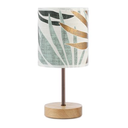 ONLI - Lampe de table FLORA 1xE27/22W/230V 28 cm vert/doré