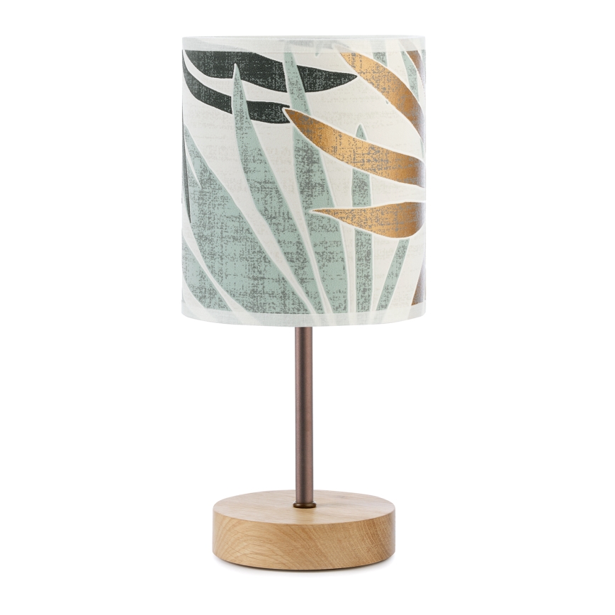 ONLI - Lampe de table FLORA 1xE27/22W/230V 28 cm vert/doré