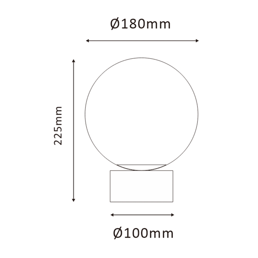 ONLI - Lampe de table JANET 1xE14/6W/230V d. 20 cm