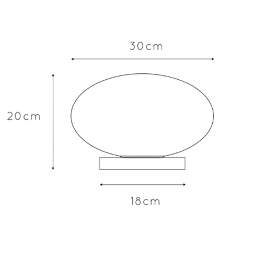 ONLI - Lampe de table JANET 1xE27/6W/230V d. 30 cm