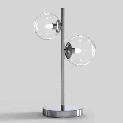 ONLI - Lampe de table KIMBERLY 2xG9/6W/230V 40 cm chrome brillant