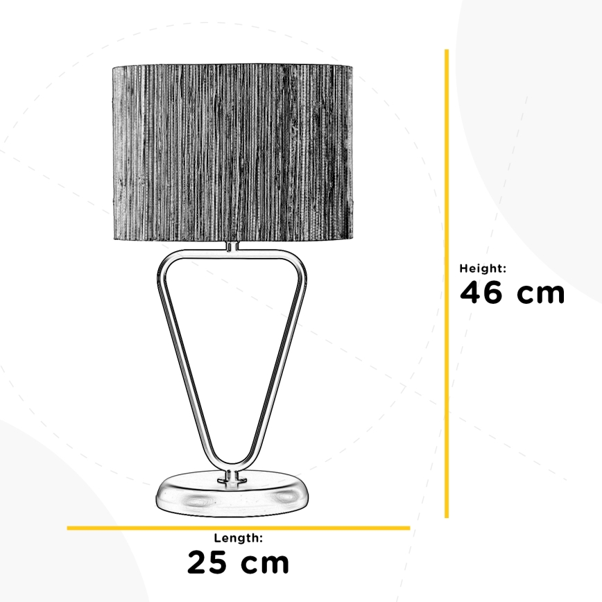 ONLI - Lampe de table MADU 1xE27/22W/230V 46 cm