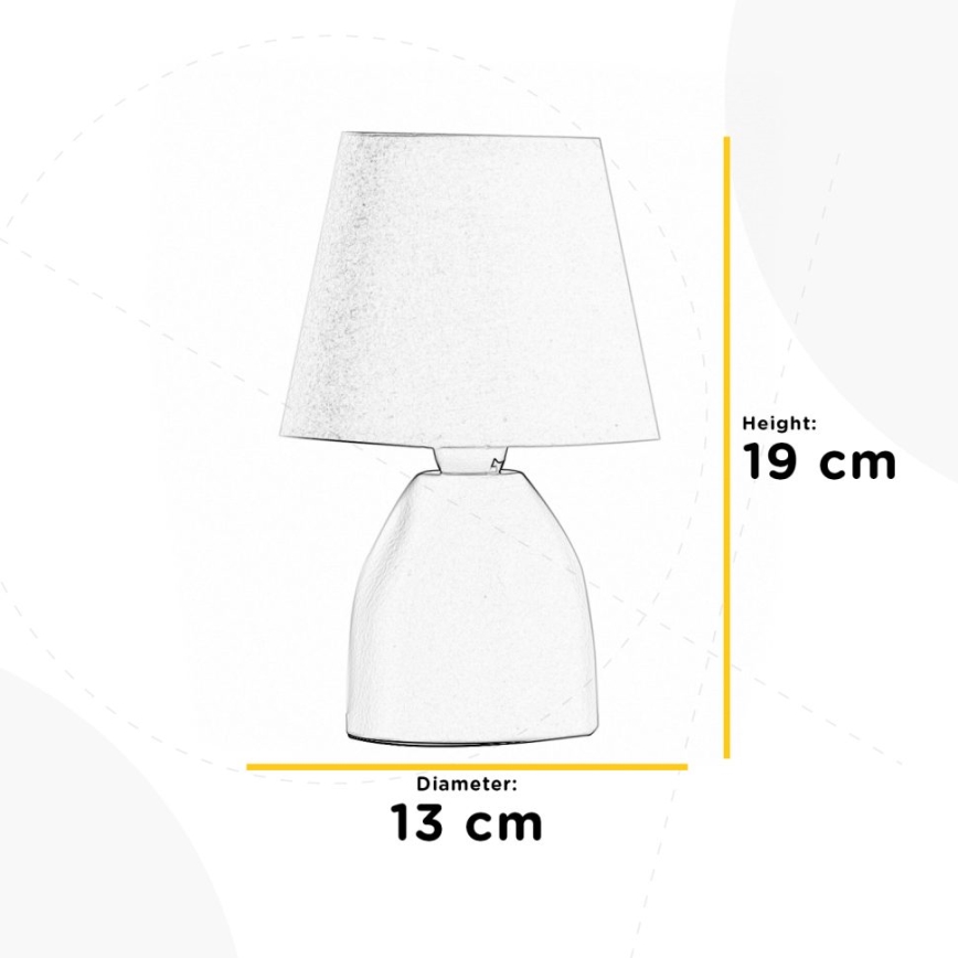 ONLI - Lampe de table NANO 1xE14/6W/230V marron 19 cm