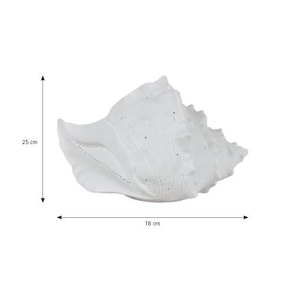 ONLI - Lampe de table PORCELLANA 1xE14/6W/230V 29 cm coquille