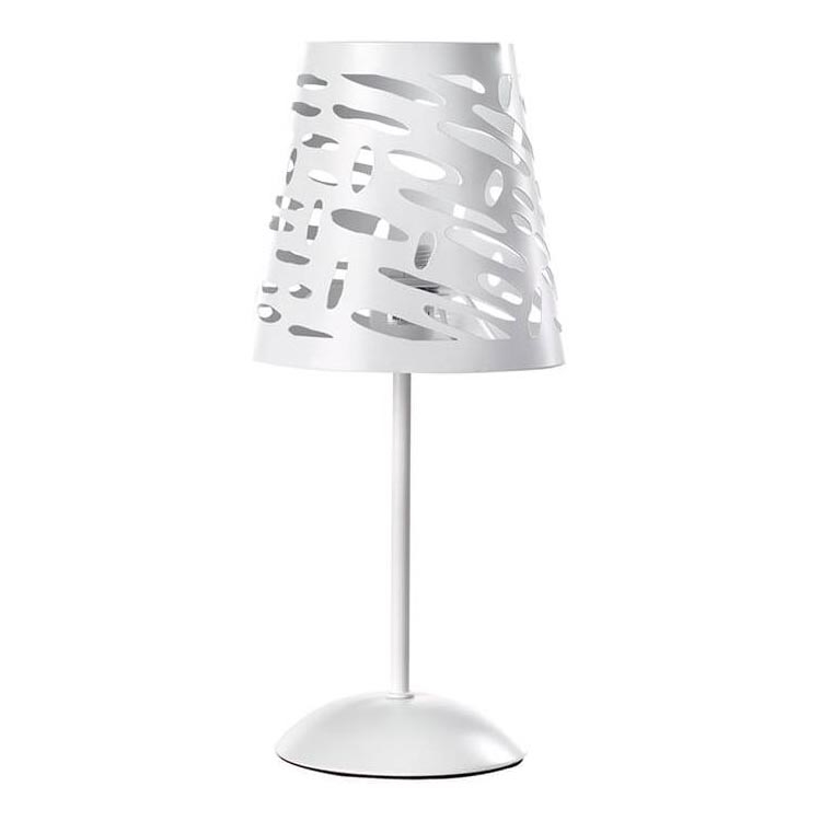 ONLI - Lampe de table RICKY 1xE14/10W/230V 38 cm blanc
