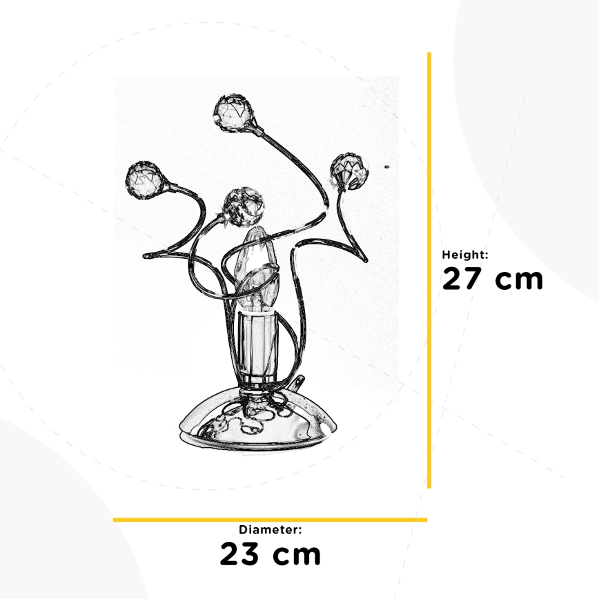 ONLI - Lampe de table TRILLY 1xE14/6W/230V