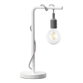 ONLI - Lampe de table WIRE 1xE27/15W/230V 48 cm gris/blanc