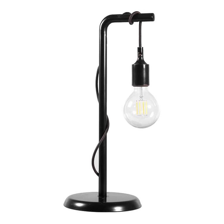 ONLI - Lampe de table WIRE 1xE27/15W/230V 48 cm noir