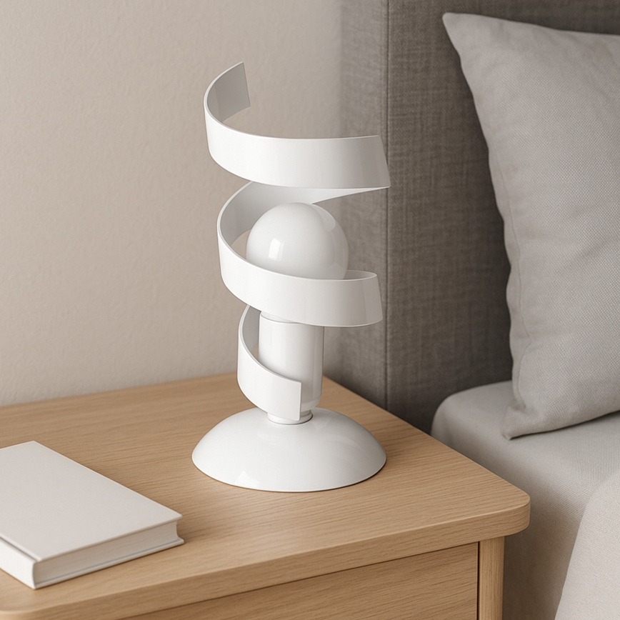 ONLI - Lampe de table ZOE 1xE14/6W/230V 22 cm blanc