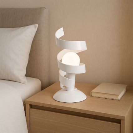 ONLI - Lampe de table ZOE 1xE14/6W/230V 22 cm blanc