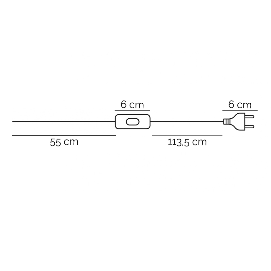 ONLI - Lampe de table ZOE 1xE14/6W/230V 22 cm blanc