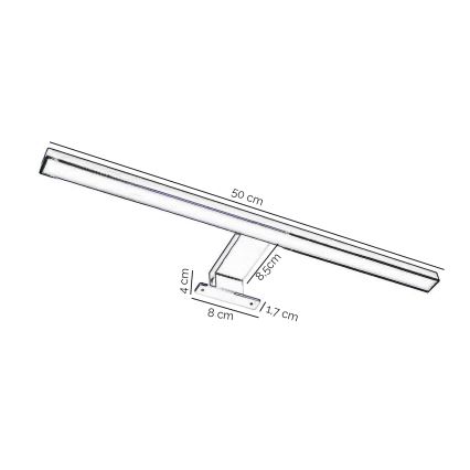 ONLI - LED Badkamer spiegelverlichting NEMO LED/5,5W/230V 4000K 50 cm IP44 mat chroom