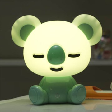 ONLI - LED-dimbaar kindernachtlampje PUPPIES LED/3W/230V 20 cm koala/groen