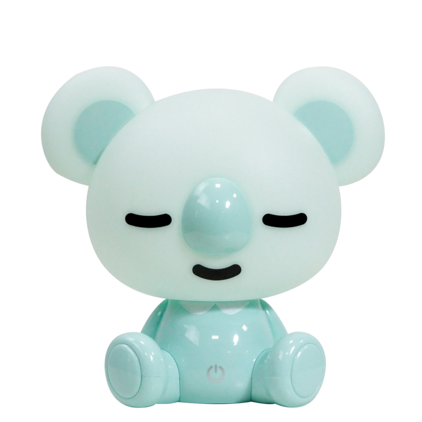 ONLI - LED-dimbaar kindernachtlampje PUPPIES LED/3W/230V 20 cm koala/groen