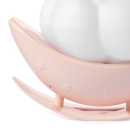 ONLI - LED oplaadbaar kinder-nachtlampje NUVOLINA LED/2,5W/5V 300 mAh hond/roze
