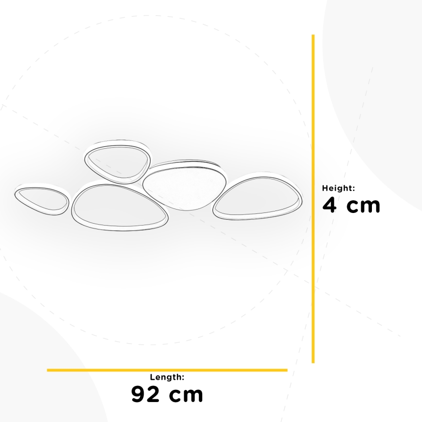 ONLI - LED Plafondlamp ROMEO LED/48W/230V 4000K wit