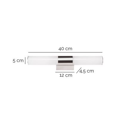 ONLI - LED Schilderijverlichting OBUT LED/8W/230V 4000K mat chroom