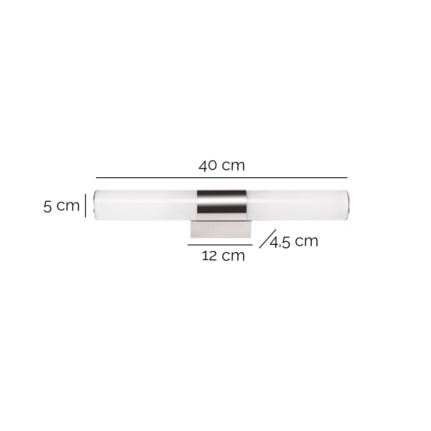 ONLI - LED Schilderijverlichting OBUT LED/8W/230V 4000K mat chroom