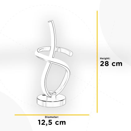 ONLI - LED Tafellamp KIRA LED/10W/230V 4000K 28 cm goud