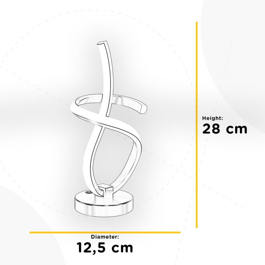 ONLI - LED Tafellamp KIRA LED/10W/230V 4000K 28 cm goud