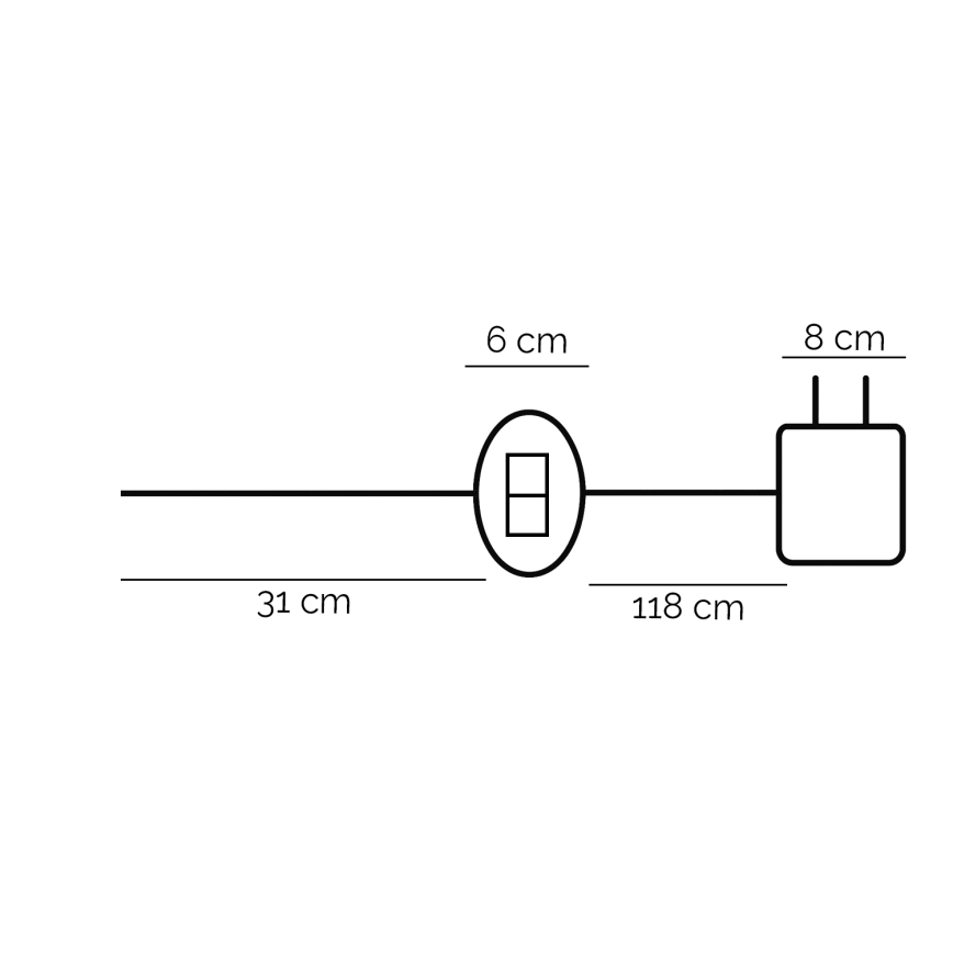 ONLI - LED Tafellamp TWIST LED/16W/230V 4000K zwart