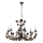 ONLI - Lustre sur chaîne CAROLINA 6xE14/6W/230V bronze