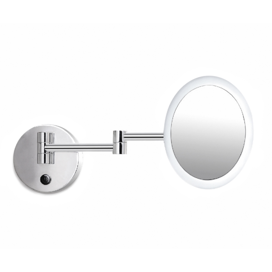 ONLI - Miroir maquillage mural RIM LED/4,2W/230V 4000K IP44